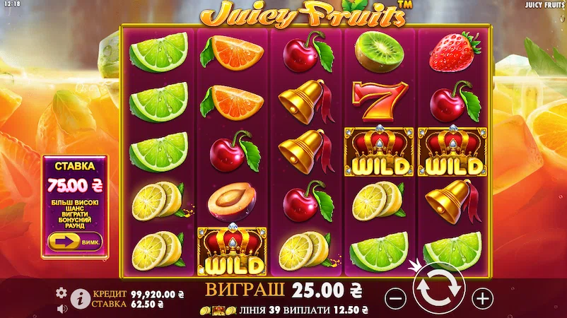 Гра Juicy Fruits від Pragmatic Play
