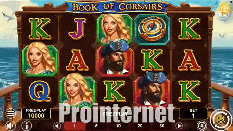 Book of Corsairs як грати в автомат
