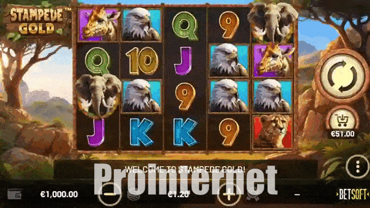 Stampede Gold купівля фріспінів