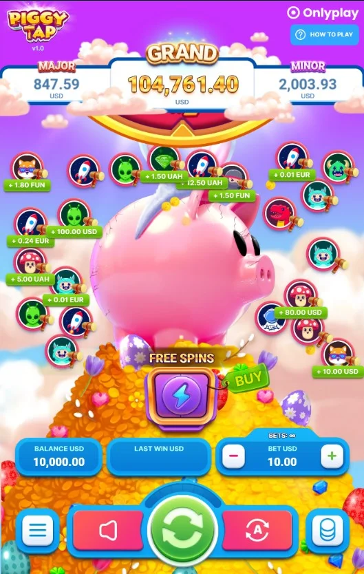 Piggy Tap слот