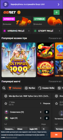 GGBet особистий кабінет