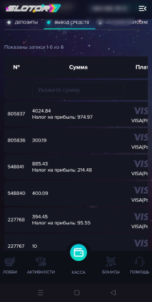 Slotor777 сумма